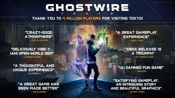 В Ghostwire: Tokyo сыграло 4 миллиона человек 